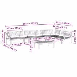 VidaXL 3209442 Canapé de patio - Vue supplémentaire 8