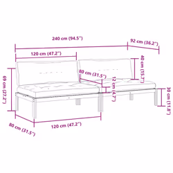 VidaXL 3209481 Canapé de patio - Vue supplémentaire 8
