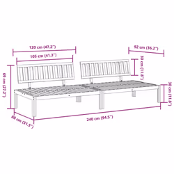 VidaXL 365847 Canapé de patio - Vue supplémentaire 7