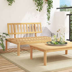 Vidaxl - Canapé central palette de jardin bois massif d'acacia