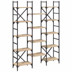 VidaXL 838869, Chêne, Acier, Bois, 20 kg, 1275 mm, 285 mm