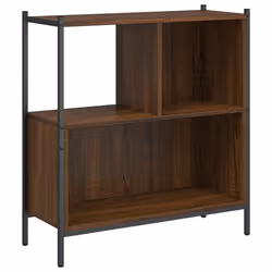 VidaXL 838882, Marron, Chêne, Acier, Bois, 20 kg, 720 mm, 280 mm