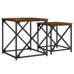 VidaXL 838945, Smoked oak