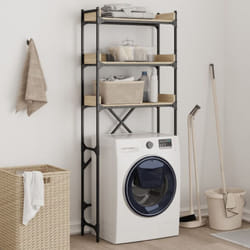 Vidaxl - tagère de lave-linge chêne sonoma 67x25x163 cm bois ingénierie Sonoma oak
