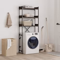 vidaXL Étagère de lave-linge chêne marron 67x25x163 cm bois ingénierie
