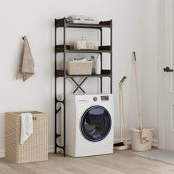 vidaXL Étagère de lave-linge chêne marron 67x25x163 cm bois ingénierie