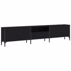 VidaXL 838988, Noir, Métal, Bois, 20 kg, 2000 mm, 250 mm, 440 mm