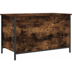 Vidaxl - Banc de rangement chêne fumé 80x42,5x50 cm bois d'ingénierie