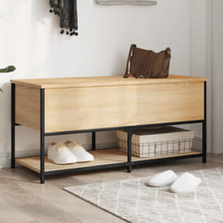 Vidaxl - Banc de rangement chêne sonoma 100x42,5x47 cm bois d'ingénierie