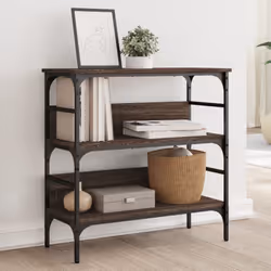 Ajoutez une touche d'élégance à votre entrée, salon ou couloir avec cette table console élégante. Matériau durable : le bois ...