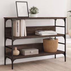 Ajoutez une touche d'élégance à votre entrée, salon ou couloir avec cette table console élégante. Matériau durable : le bois  ...