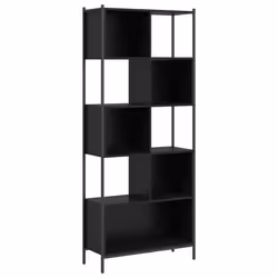VidaXL 3213652, Noir, Acier, Bois, 20 kg, 720 mm, 280 mm