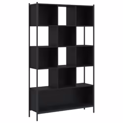 VidaXL 3213657, Noir, Acier, Bois, 20 kg, 1020 mm, 280 mm