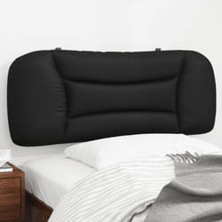 Coussin de tête de lit noir 100 cm similicuir Vidaxl