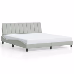 VidaXL 3207855, Gris, 1650 mm, 2,18 m, 745 mm, 1600 x 2000 mm, 1 pièce(s)