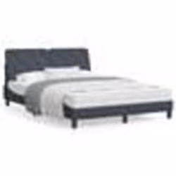 vidaXL Cadre de lit sans matelas gris foncé 120x200 cm velours - 120 x 200 cm