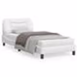 vidaXL Cadre de lit sans matelas blanc 80x200 cm similicuir - 80 x 200 cm