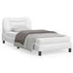 vidaXL Cadre de lit sans matelas blanc 80x200 cm similicuir - 80 x 200 cm