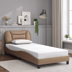 Obtenez une meilleure nuit de sommeil reposante grâce à ce cadre de lit avec tête de lit ! Il est un supplément accueillant à ...