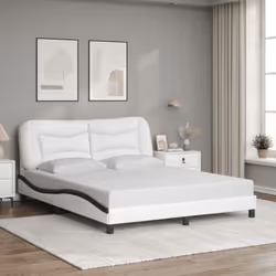 Obtenez une meilleure nuit de sommeil reposante grâce à ce cadre de lit avec tête de lit ! Il est un supplément accueillant à ...