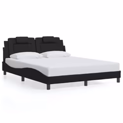 VidaXL 3208103, Noir, 1650 mm, 2,18 m, 745 mm, 1600 x 2000 mm, 1 pièce(s)