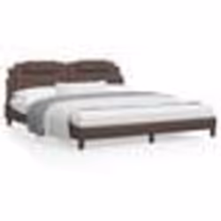 vidaXL Cadre de lit sans matelas marron 180x200 cm similicuir - 180 x 200 cm