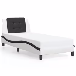 VidaXL 3208169, Noir, Blanc, 1050 mm, 2,18 m, 745 mm, 1000 x 2000 mm, 1 pièce(s)