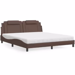 Obtenez une meilleure nuit de sommeil reposante grâce à ce lit avec matelas ! Il est un supplément accueillant à toute chambr ...