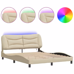 VidaXL 3213716, Crème, 1650 mm, 2,18 m, 745 mm, 1600 x 2000 mm, 1 pièce(s)
