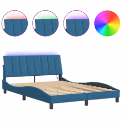 VidaXL 3213773, Bleu, 1250 mm, 2,18 m, 745 mm, 1200 x 2000 mm, 1 pièce(s)