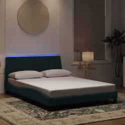 Obtenez une meilleure nuit de sommeil reposante grâce à ce cadre de lit avec lumières LED ! Il est un supplément accueillant  ...