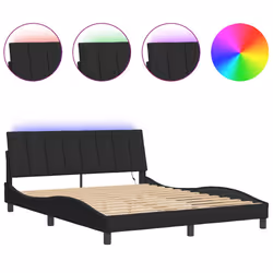 VidaXL 3213789, Noir, 1650 mm, 2,18 m, 745 mm, 1600 x 2000 mm, 1 pièce(s)