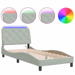 VidaXL 3213825, Gris, 950 mm, 2,08 m, 745 mm, 900 x 1900 mm, 1 pièce(s)