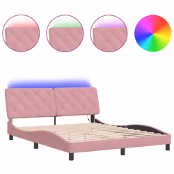 VidaXL 3213866, Rose, 1650 mm, 2,18 m, 745 mm, 1600 x 2000 mm, 1 pièce(s)