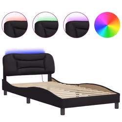 VidaXL 3213920, Noir, 1250 mm, 2,18 m, 745 mm, 1200 x 2000 mm, 1 pièce(s)