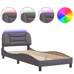 VidaXL 3213923, Gris, 1250 mm, 2,18 m, 745 mm, 1200 x 2000 mm, 1 pièce(s)