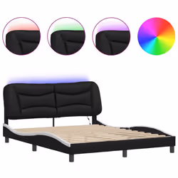 VidaXL 3213946, Noir, 1650 mm, 2,18 m, 745 mm, 1600 x 2000 mm, 1 pièce(s)