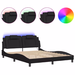VidaXL 3214029, Noir, 1650 mm, 2,18 m, 745 mm, 1600 x 2000 mm, 1 pièce(s)