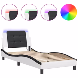 VidaXL 3214102, Noir, Blanc, 1250 mm, 2,18 m, 745 mm, 1200 x 2000 mm, 1 pièce(s)