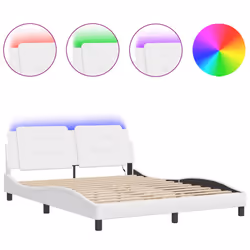 VidaXL 3214118, Blanc, 1650 mm, 2,18 m, 745 mm, 1600 x 2000 mm, 1 pièce(s)