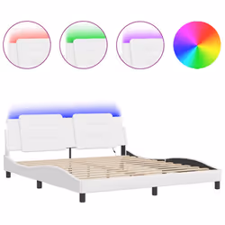 VidaXL 3214125, Blanc, 1850 mm, 2,18 m, 745 mm, 1800 x 2000 mm, 1 pièce(s)