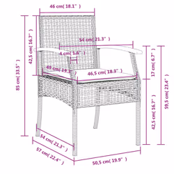 VidaXL 3213566 ensemble de meubles de jardin - Vue supplémentaire 7