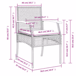VidaXL 3213569 ensemble de meubles de jardin - Vue supplémentaire 8