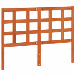 VidaXL 844200 tête de lit et pied de lit Marron - Vue supplémentaire 6