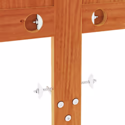 VidaXL 844242 tête de lit et pied de lit Marron - Vue supplémentaire 7
