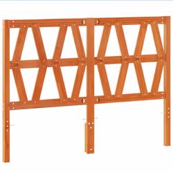 VidaXL 844306 tête de lit et pied de lit Marron - Vue supplémentaire 6