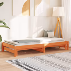 Ce lit de jour en bois polyvalent avec lit gigogne peut être utilisé comme lit dans votre chambre à coucher et s'intègre égal ...