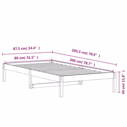 VidaXL 844406 canapé lit sofa Marron - Vue supplémentaire 8