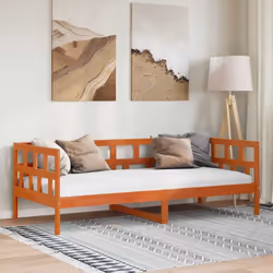 VidaXL 844410, lit sofa, Marron, Bois de pin, 1935 mm, 980 mm, 685 mm