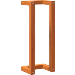 Vidaxl - Porte-serviette marron cire 23x18x60 cm bois de pin massif
